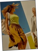 Creators shooting a summer fashion campaign